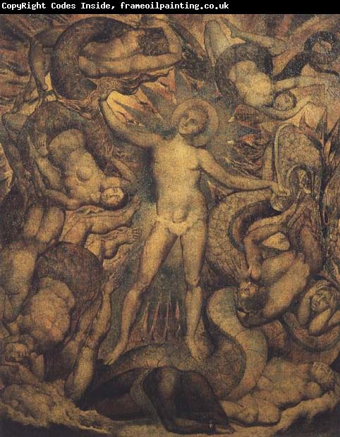 William Blake The Spiritual Form of Nelson guiding Leviathan (mk47)